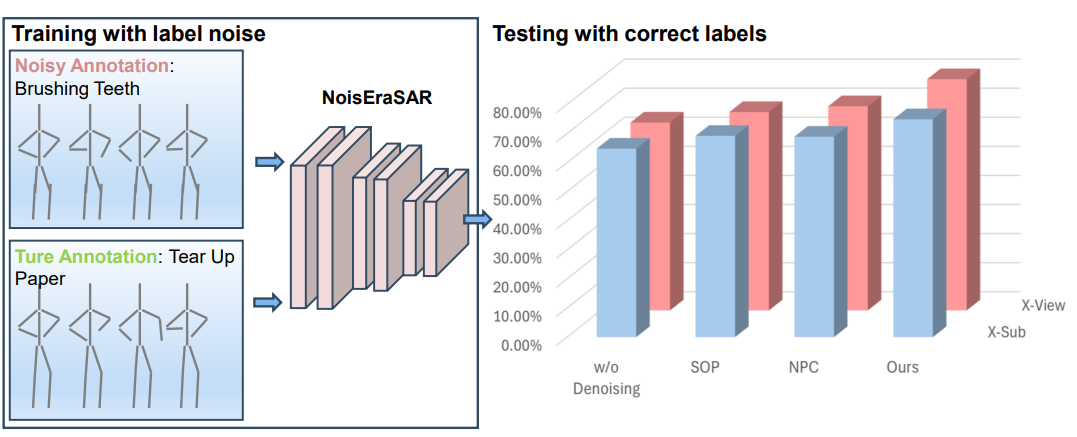 Skeleton noisy labels key figure